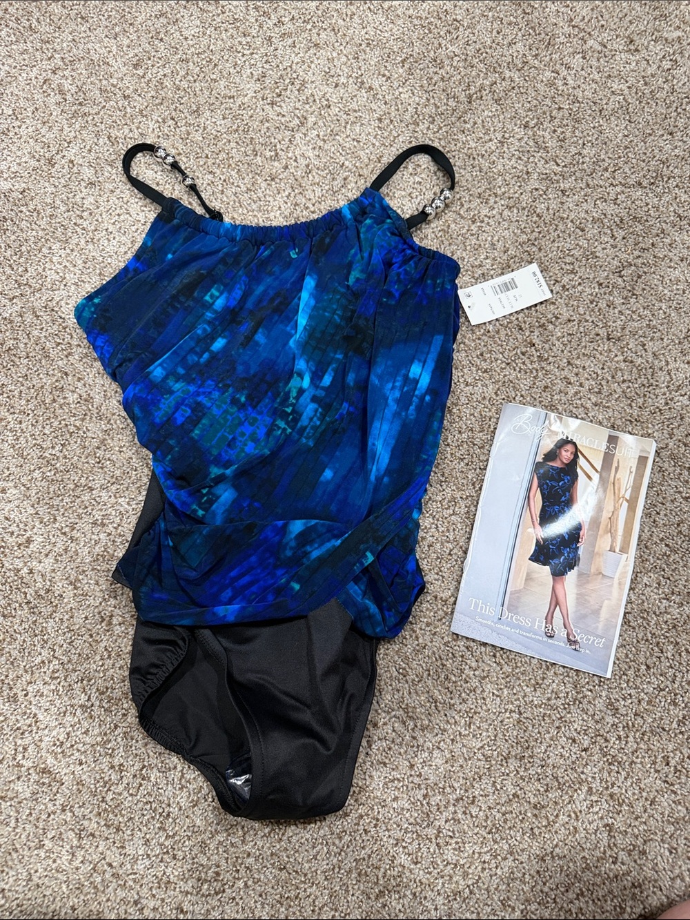 Miraclesuit Blue Mosaic One-Piece Swimsuit